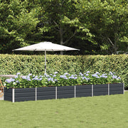 Plantenbak 480x80x45 cm staal antraciet