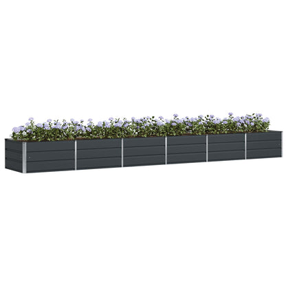 Plantenbak Antraciet 480 x 80 x 45 cm Staal