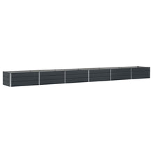 Plantenbak Antraciet 600 x 80 x 45 cm Staal