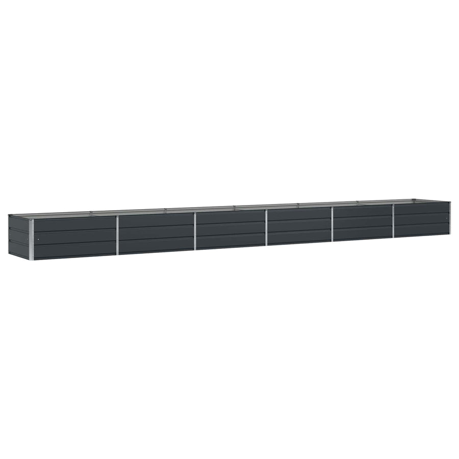 Plantenbak Antraciet 600 x 80 x 45 cm Staal