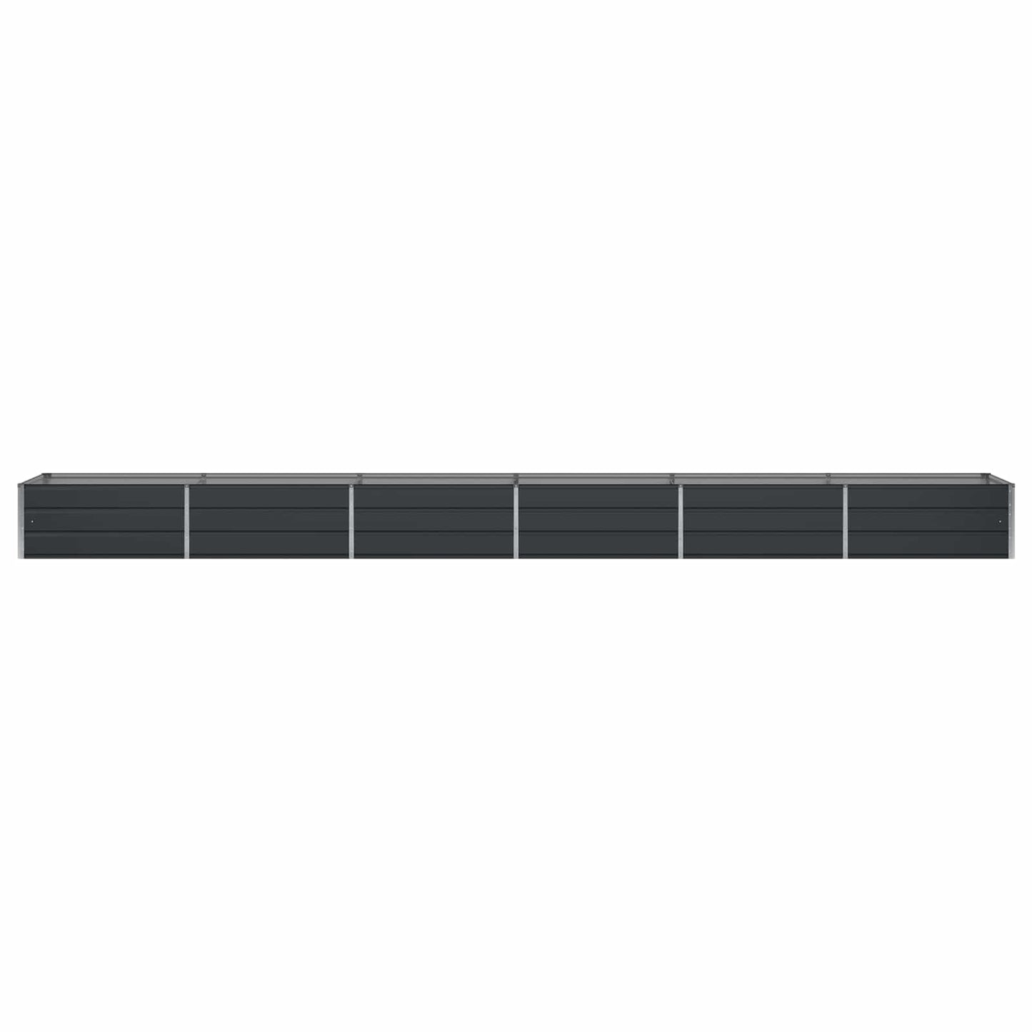Plantenbak Antraciet 600 x 80 x 45 cm Staal