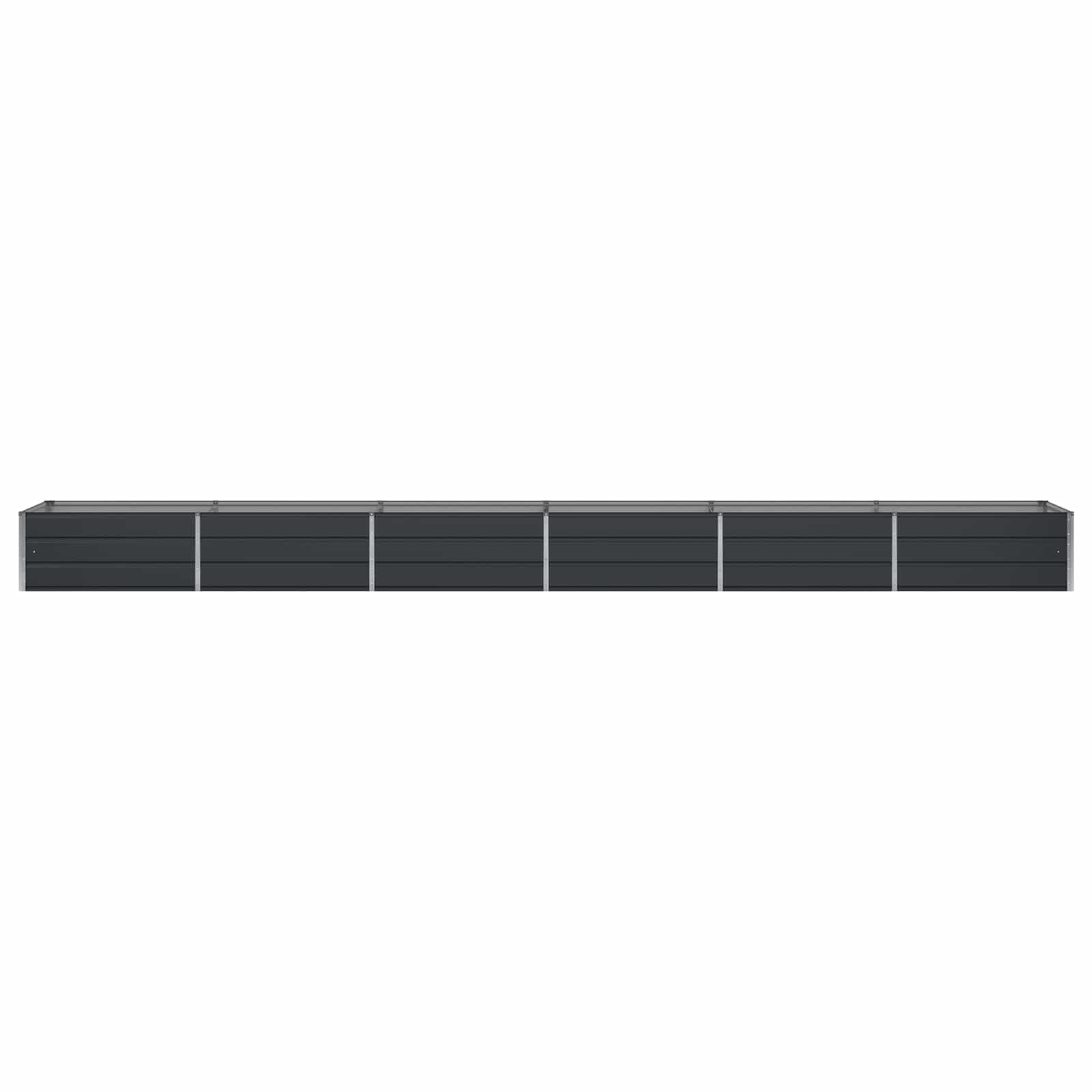 Plantenbak Antraciet 600 x 80 x 45 cm Staal