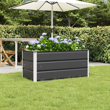 Plantenbak Antraciet 100 x 50 x 45 cm Gegalvaniseerd staal