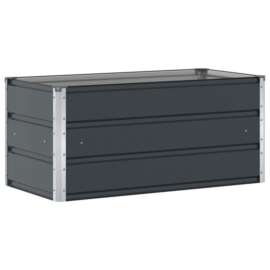 Plantenbak Antraciet 100 x 50 x 45 cm Gegalvaniseerd staal