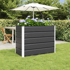 Plantenbak 480x50x45 cm antraciet gegalvaniseerd staal