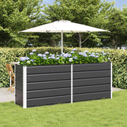 Plantenbak 195x50x77 cm gegalvaniseerd staal antraciet