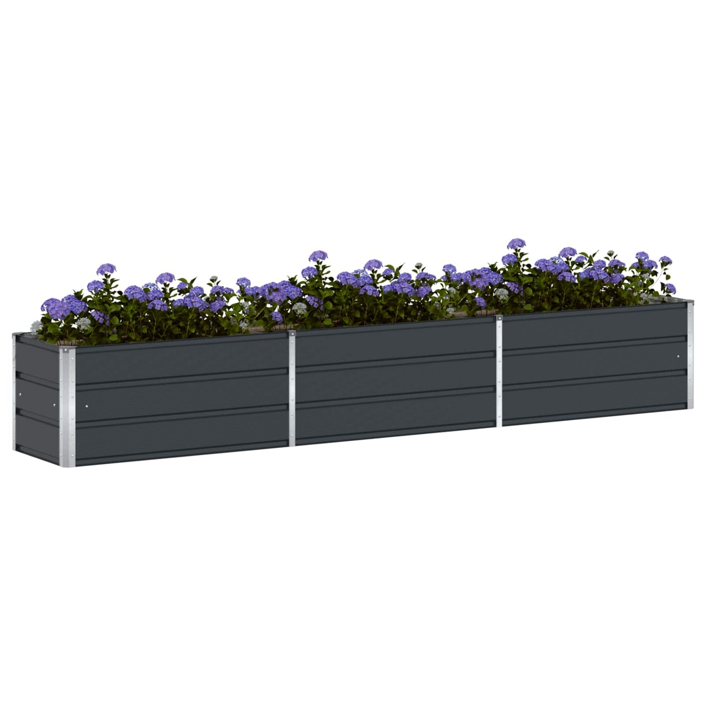 Plantenbak Antraciet 480 x 50 x 45 cm Gegalvaniseerd staal
