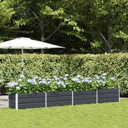 Plantenbak 480x50x45 cm gegalvaniseerd staal antraciet