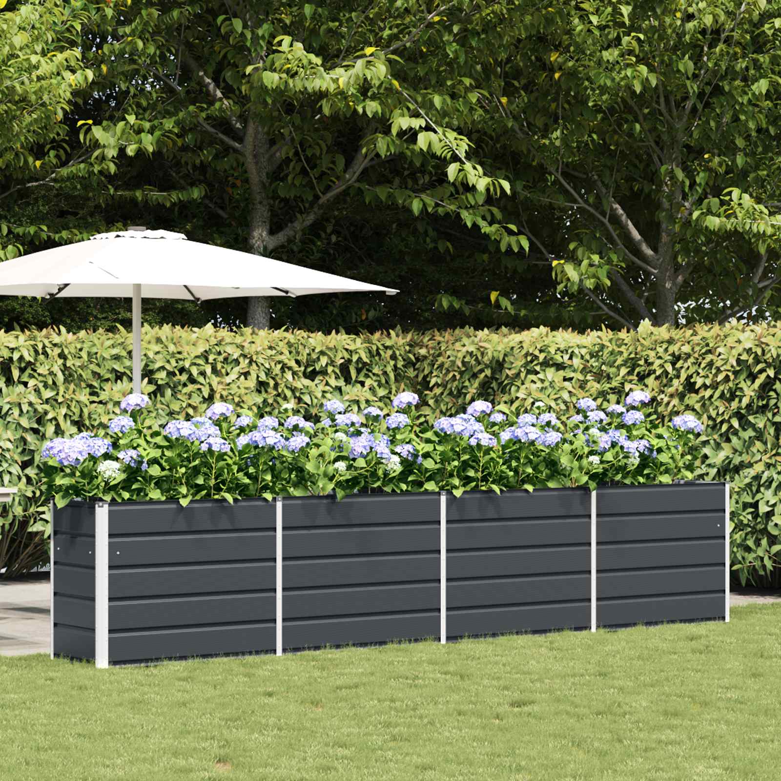 Plantenbak Antraciet 480 x 50 x 45 cm Gegalvaniseerd staal