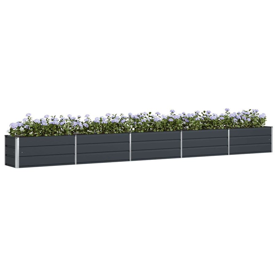 Plantenbak Antraciet 480 x 50 x 45 cm Gegalvaniseerd staal