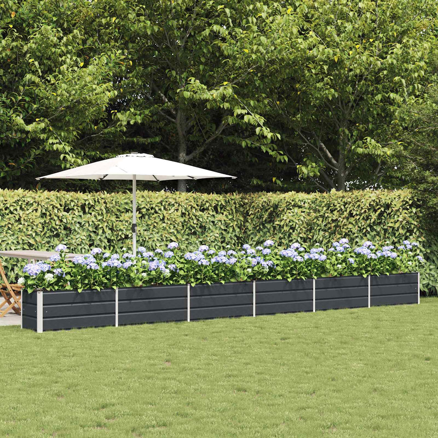 Plantenbak Antraciet 480 x 50 x 45 cm Gegalvaniseerd staal