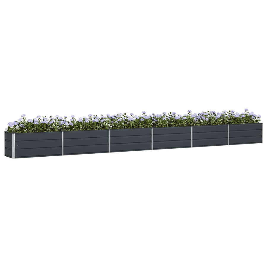 Plantenbak Antraciet 480 x 50 x 45 cm Gegalvaniseerd staal