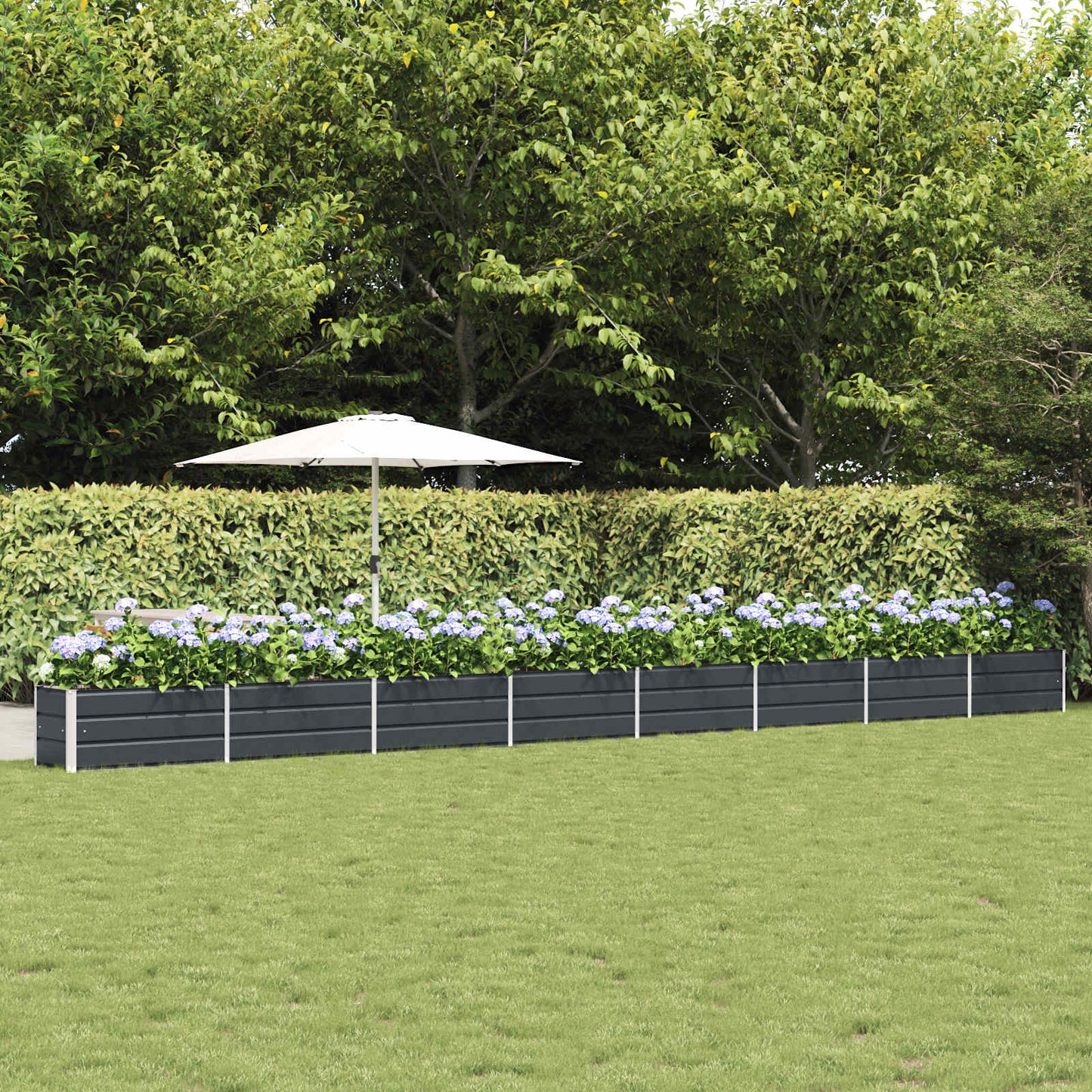 Plantenbak Antraciet 480 x 50 x 45 cm Gegalvaniseerd staal