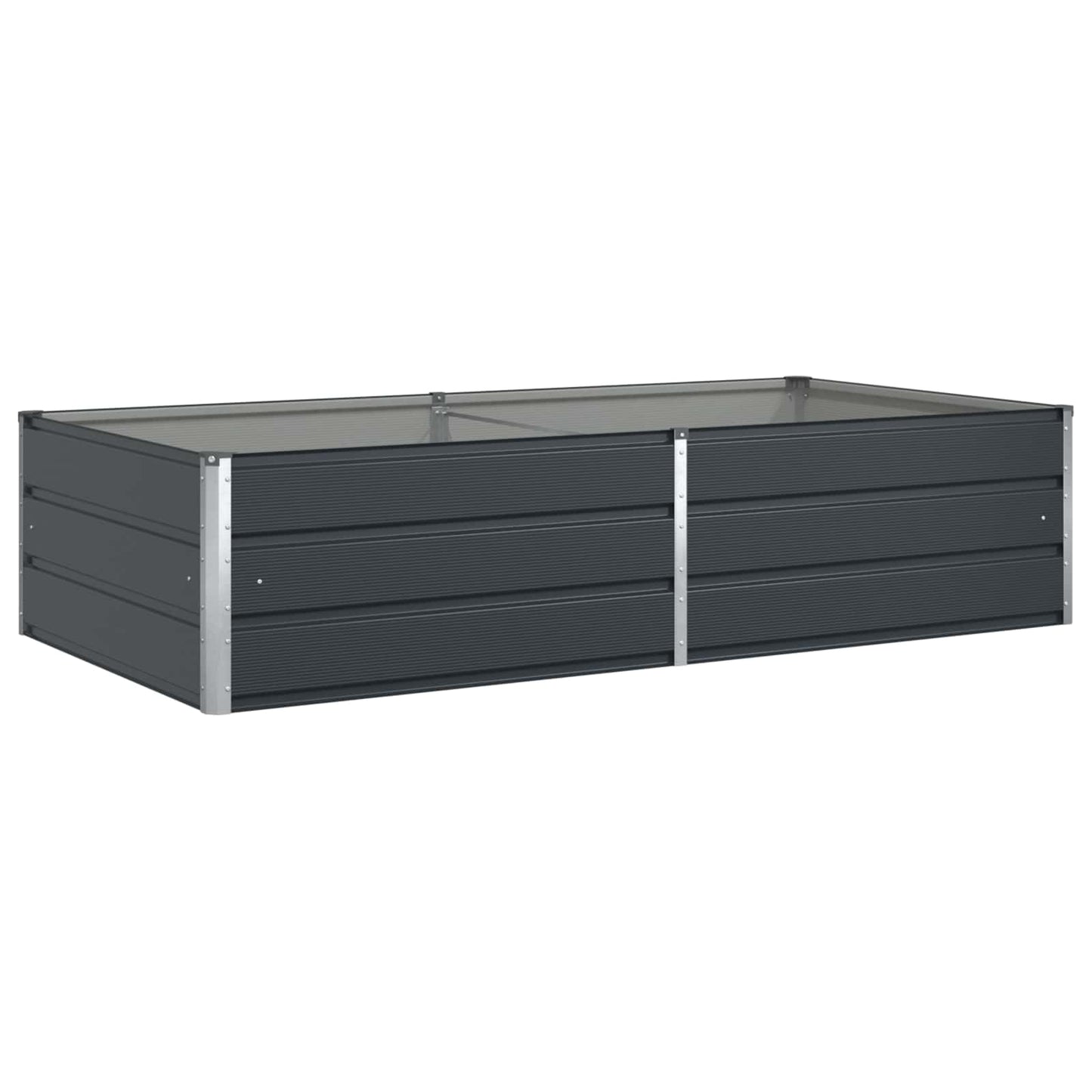 Plantenbak Antraciet 195 x 100 x 45 cm Gegalvaniseerd staal