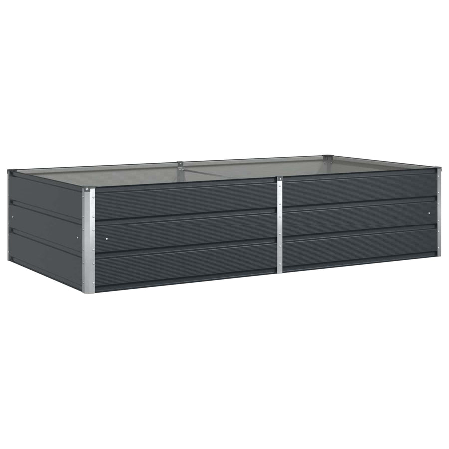 Plantenbak Antraciet 195 x 100 x 45 cm Gegalvaniseerd staal