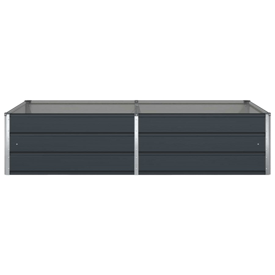 Plantenbak Antraciet 195 x 100 x 45 cm Gegalvaniseerd staal