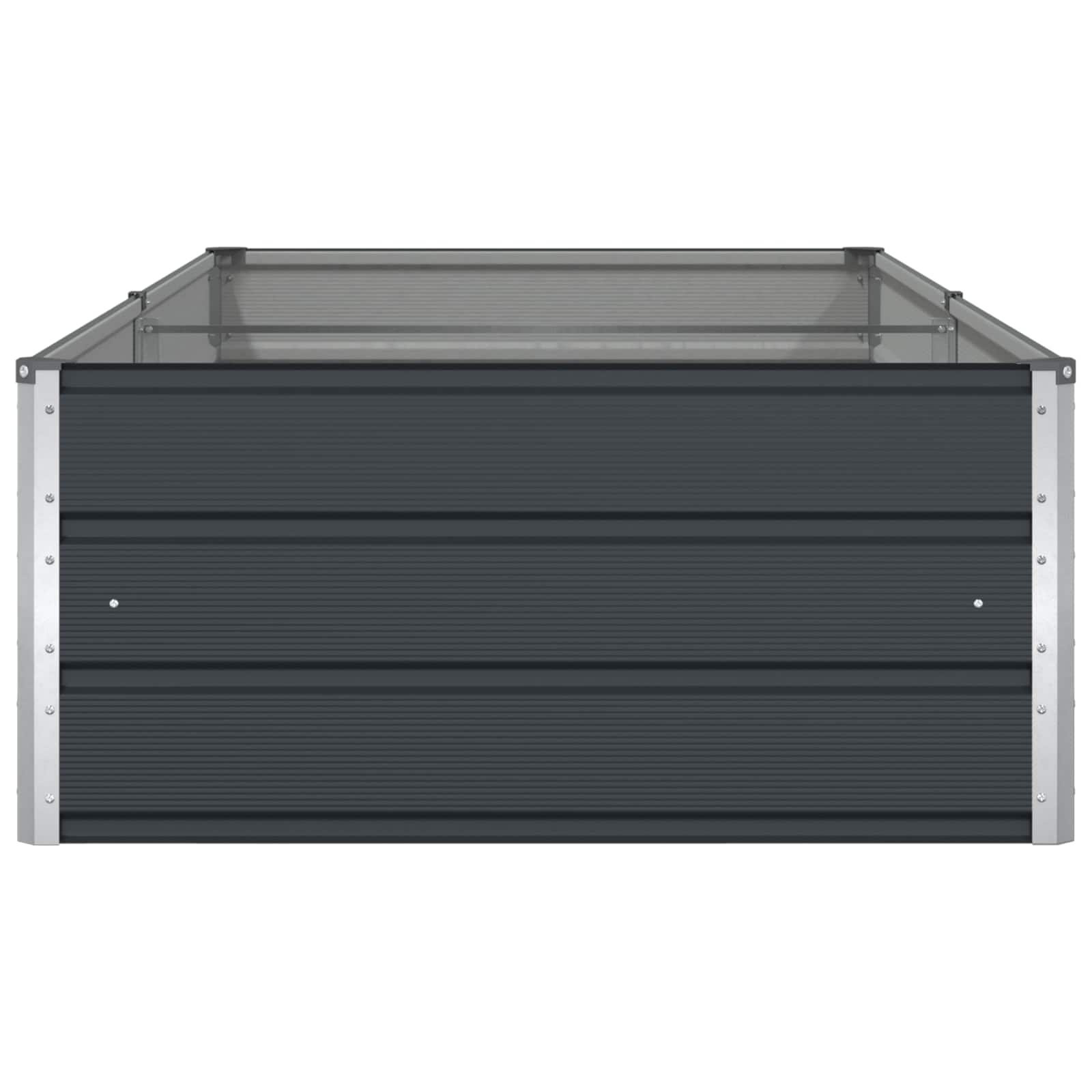 Plantenbak Antraciet 195 x 100 x 45 cm Gegalvaniseerd staal