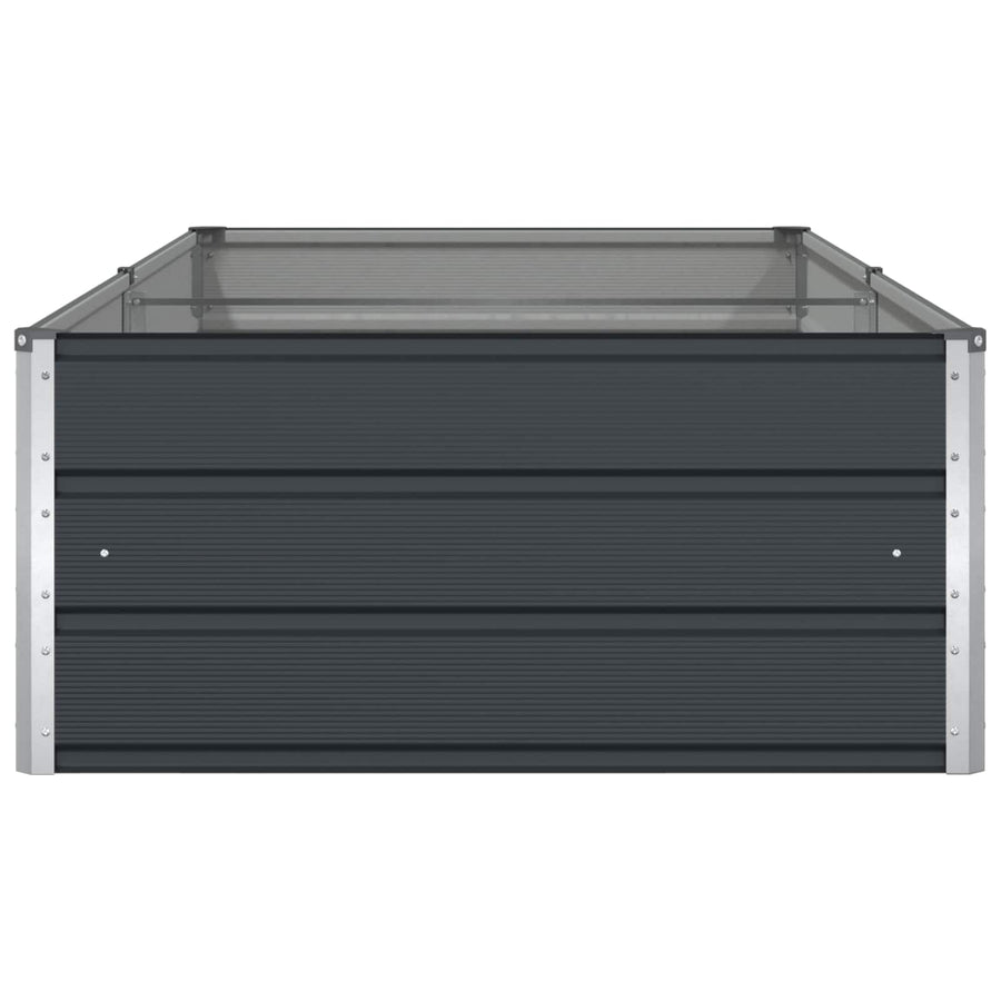 Plantenbak Antraciet 195 x 100 x 45 cm Gegalvaniseerd staal