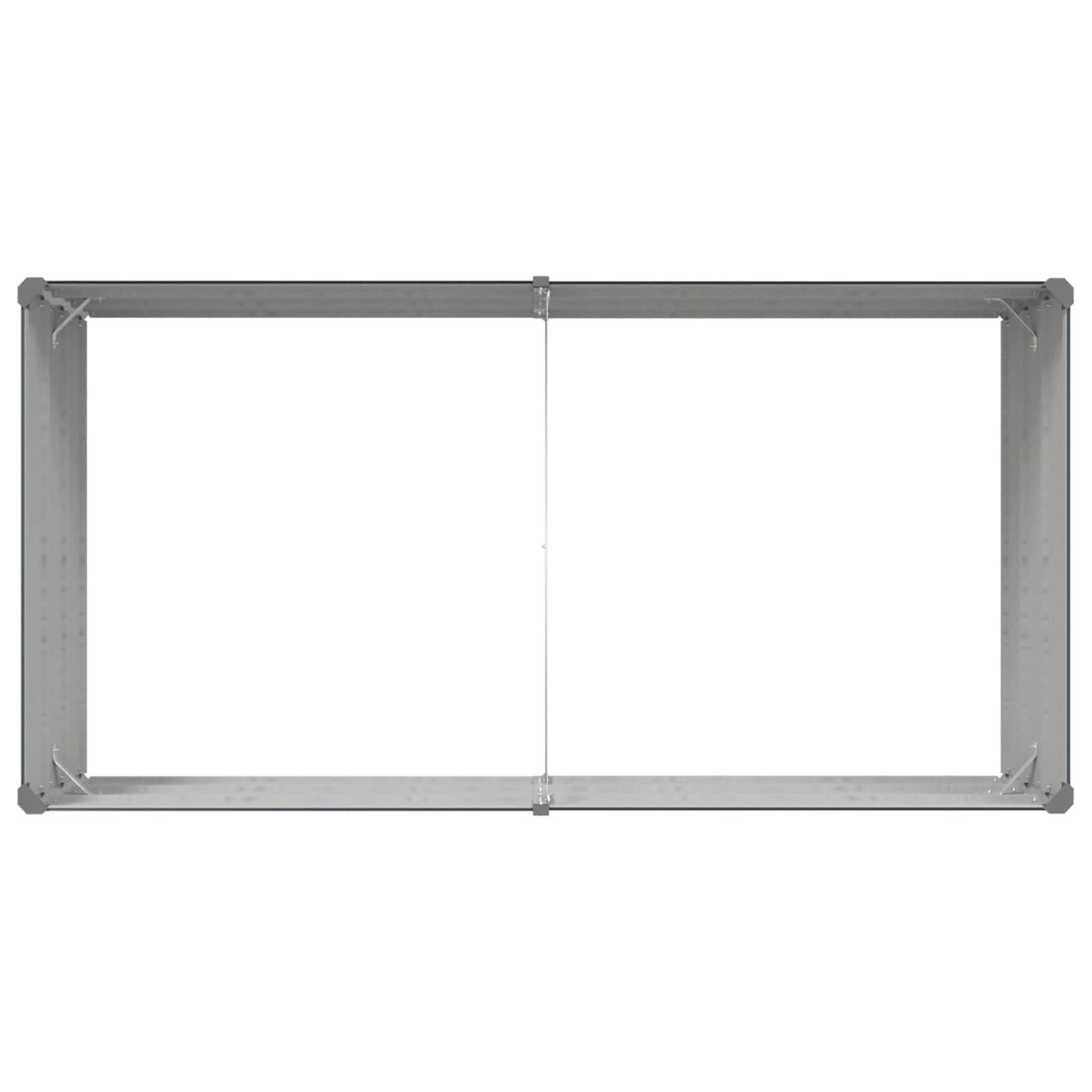 Plantenbak Antraciet 195 x 100 x 45 cm Gegalvaniseerd staal