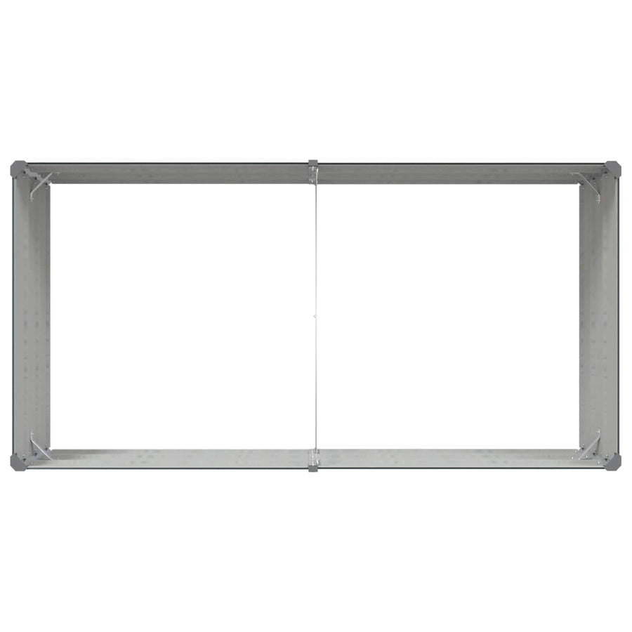 Plantenbak Antraciet 195 x 100 x 45 cm Gegalvaniseerd staal