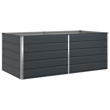 Plantenbak Antraciet 195 x 100 x 45 cm Gegalvaniseerd staal