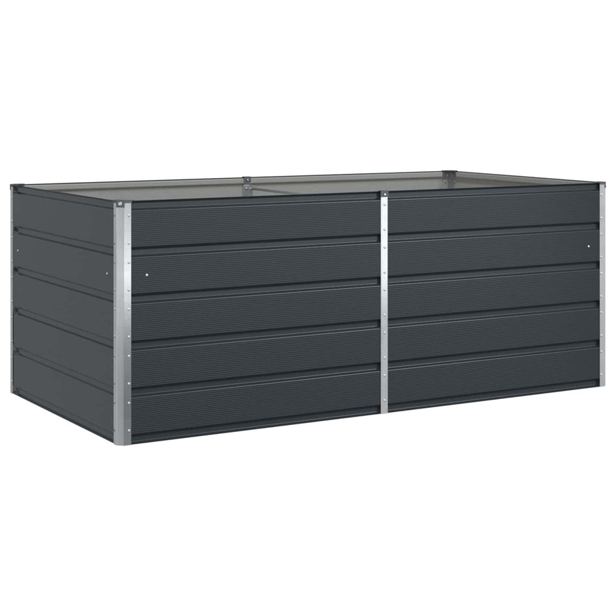 Plantenbak Antraciet 195 x 100 x 45 cm Gegalvaniseerd staal