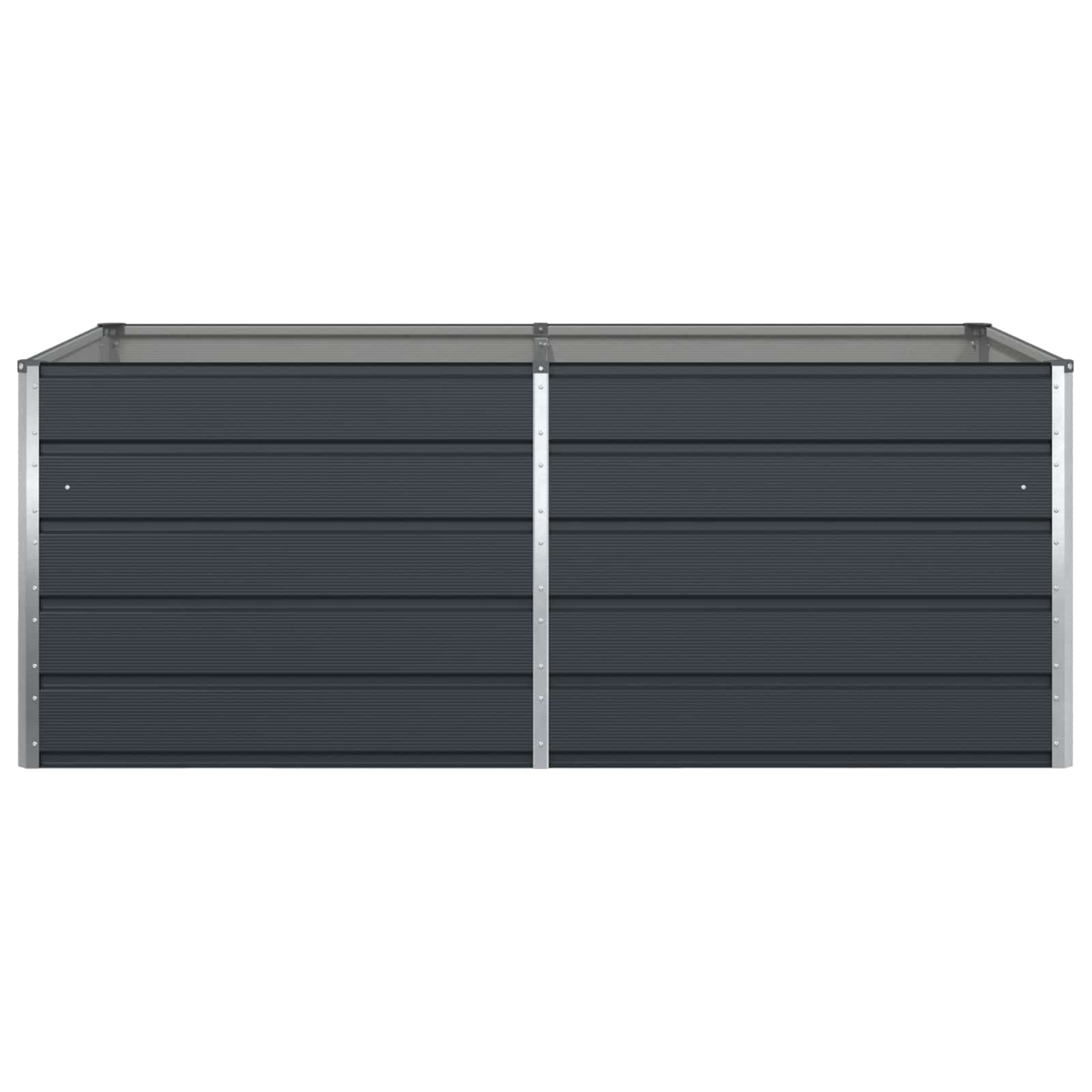 Plantenbak Antraciet 195 x 100 x 45 cm Gegalvaniseerd staal