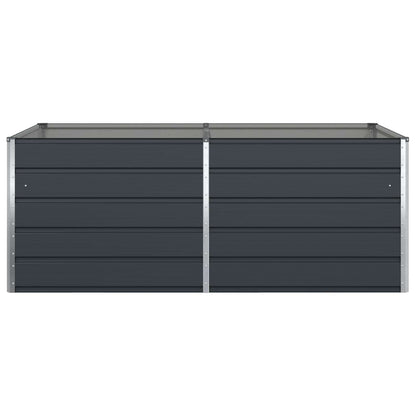 Plantenbak Antraciet 195 x 100 x 45 cm Gegalvaniseerd staal