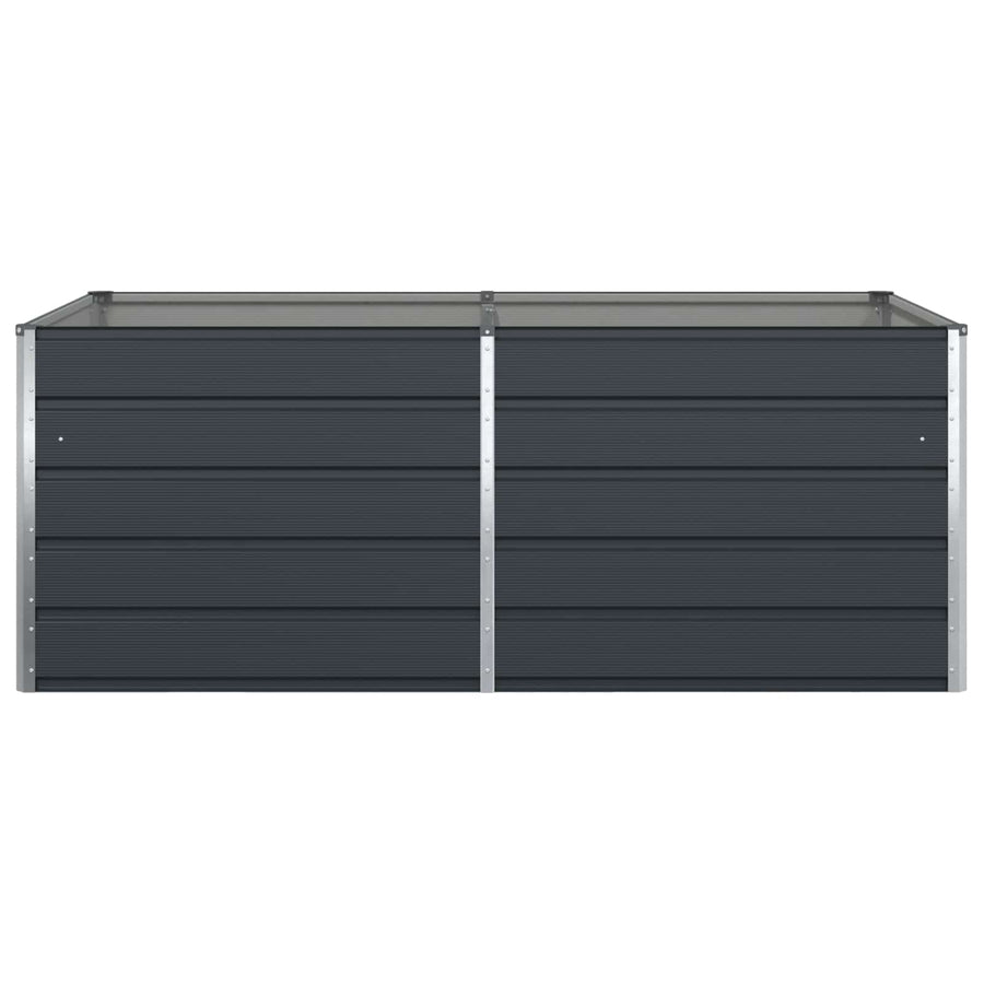 Plantenbak Antraciet 195 x 100 x 45 cm Gegalvaniseerd staal