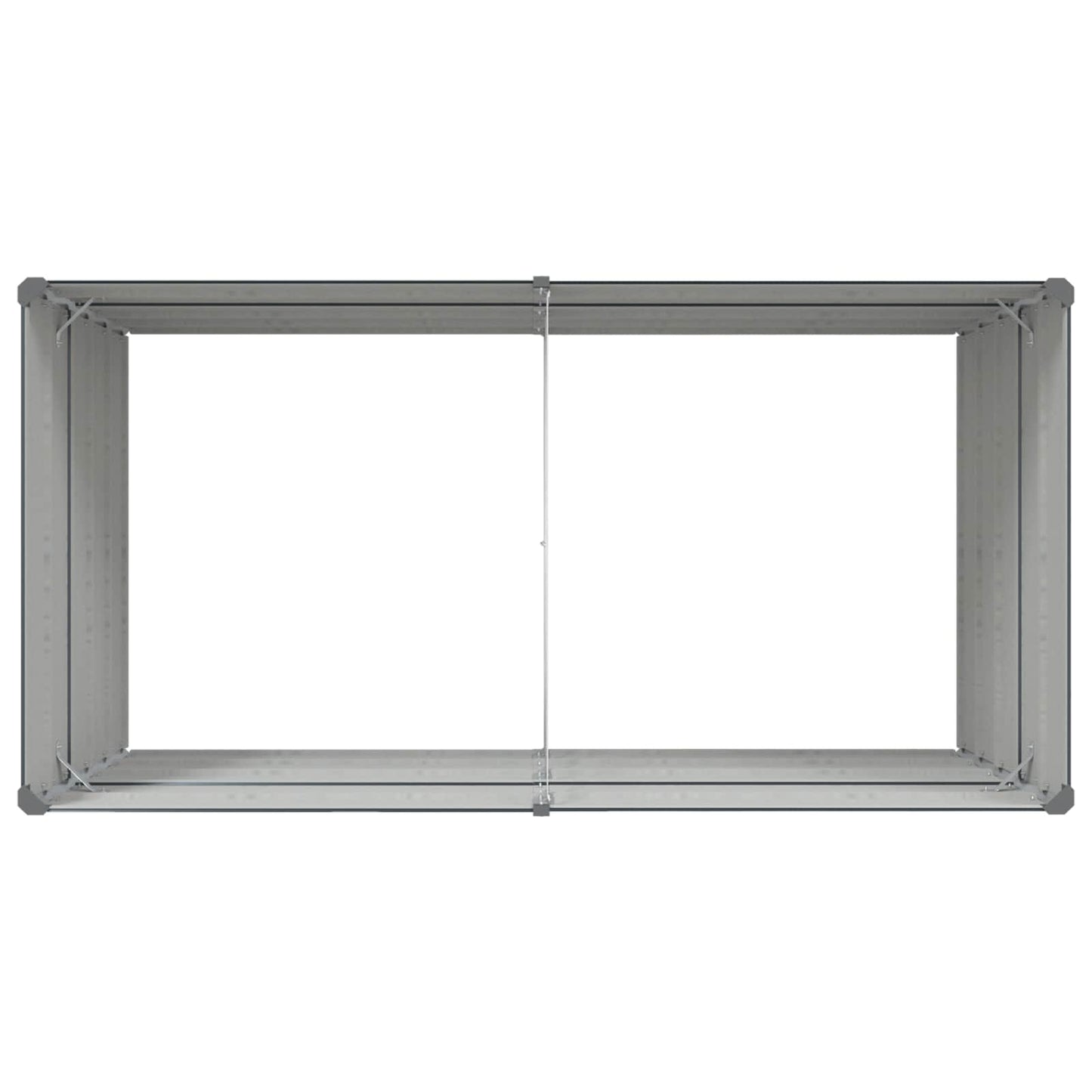 Plantenbak Antraciet 195 x 100 x 45 cm Gegalvaniseerd staal