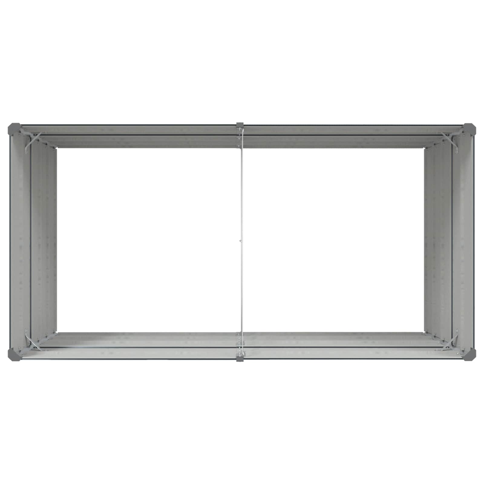 Plantenbak Antraciet 195 x 100 x 45 cm Gegalvaniseerd staal
