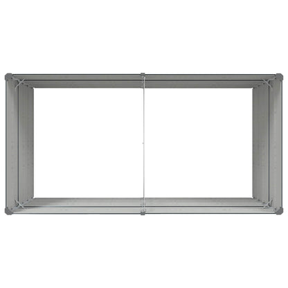 Plantenbak Antraciet 195 x 100 x 45 cm Gegalvaniseerd staal