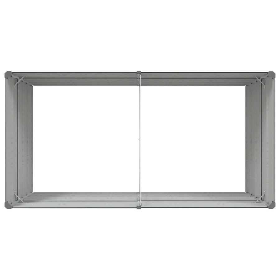Plantenbak Antraciet 195 x 100 x 45 cm Gegalvaniseerd staal