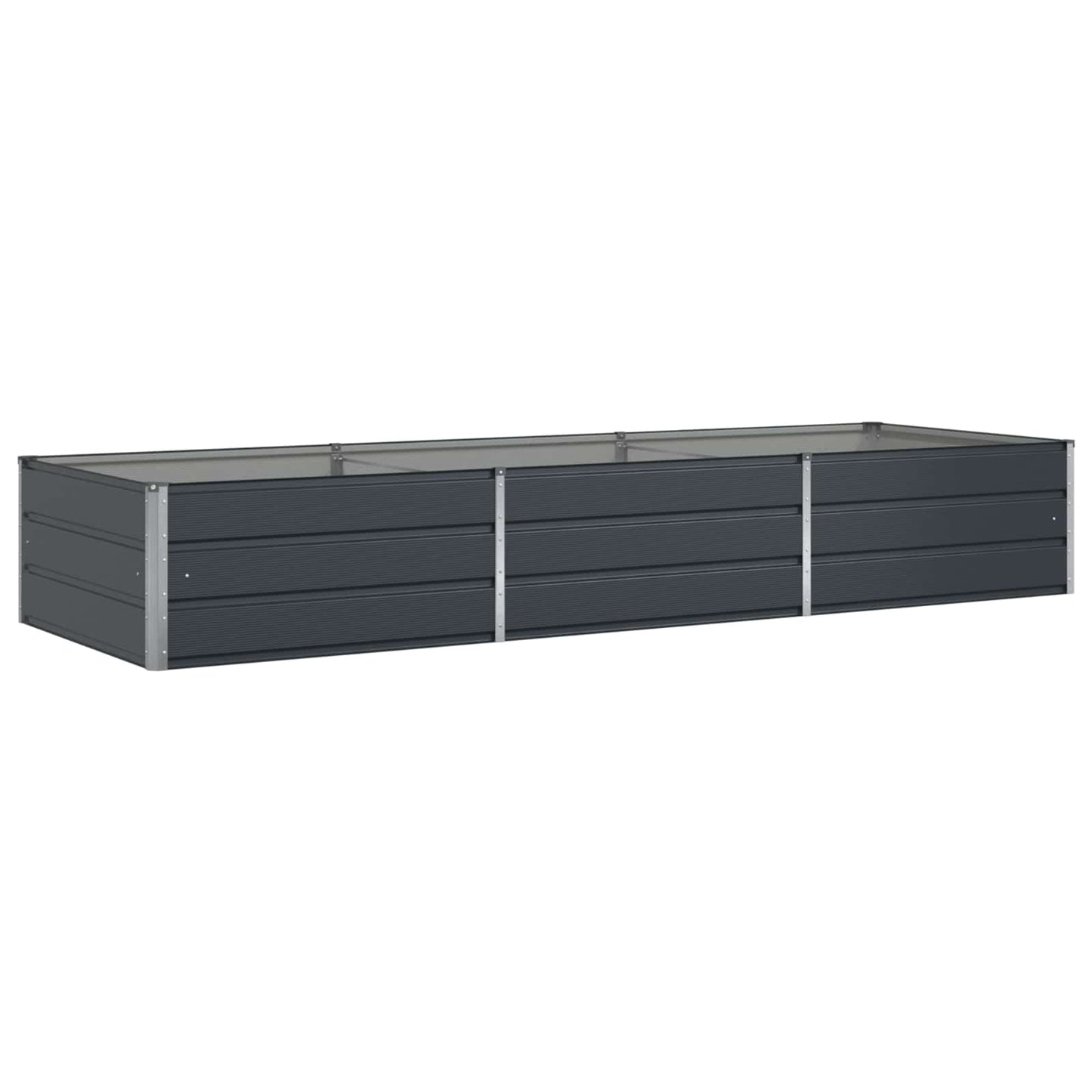 Plantenbak Antraciet 195 x 100 x 45 cm Gegalvaniseerd staal