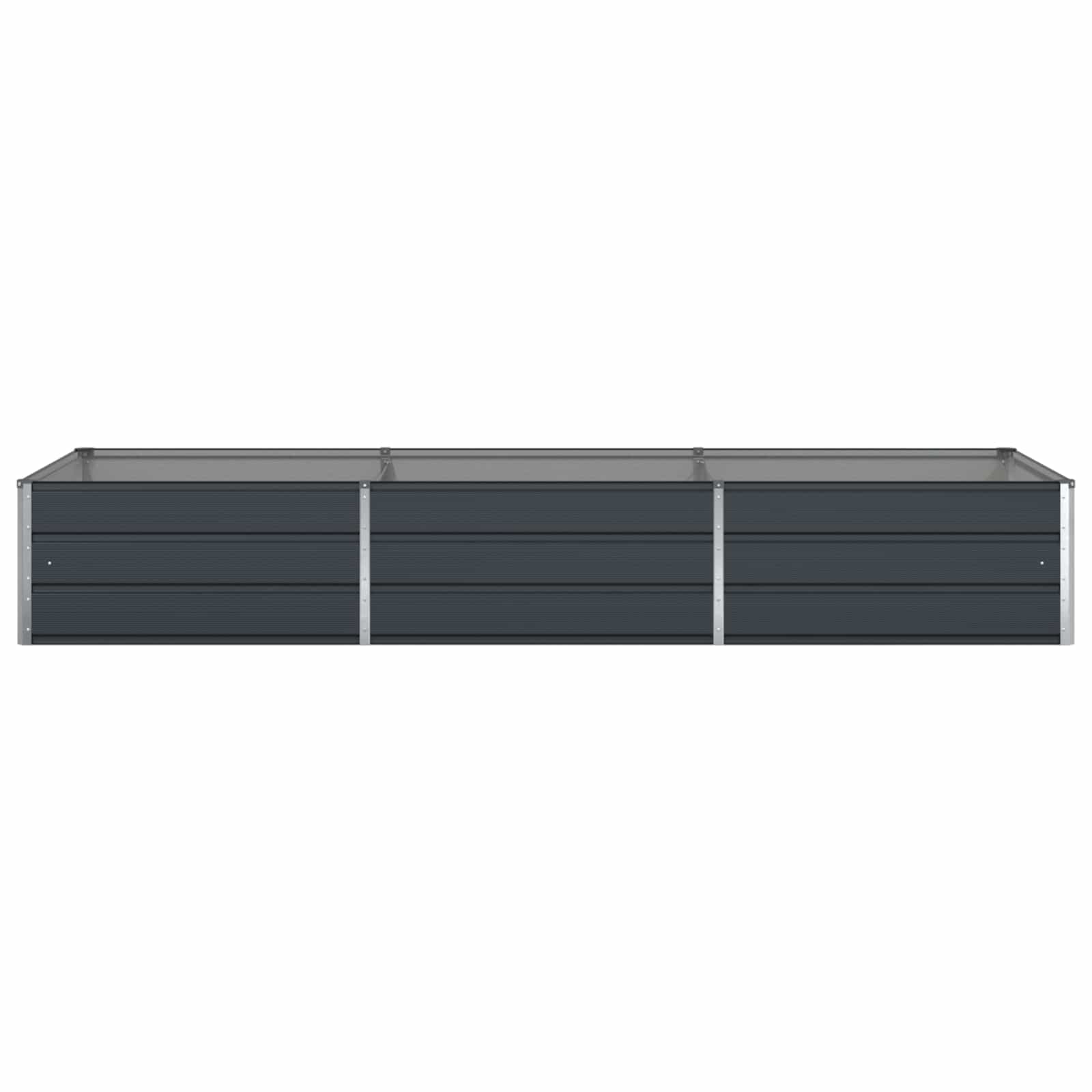 Plantenbak Antraciet 195 x 100 x 45 cm Gegalvaniseerd staal