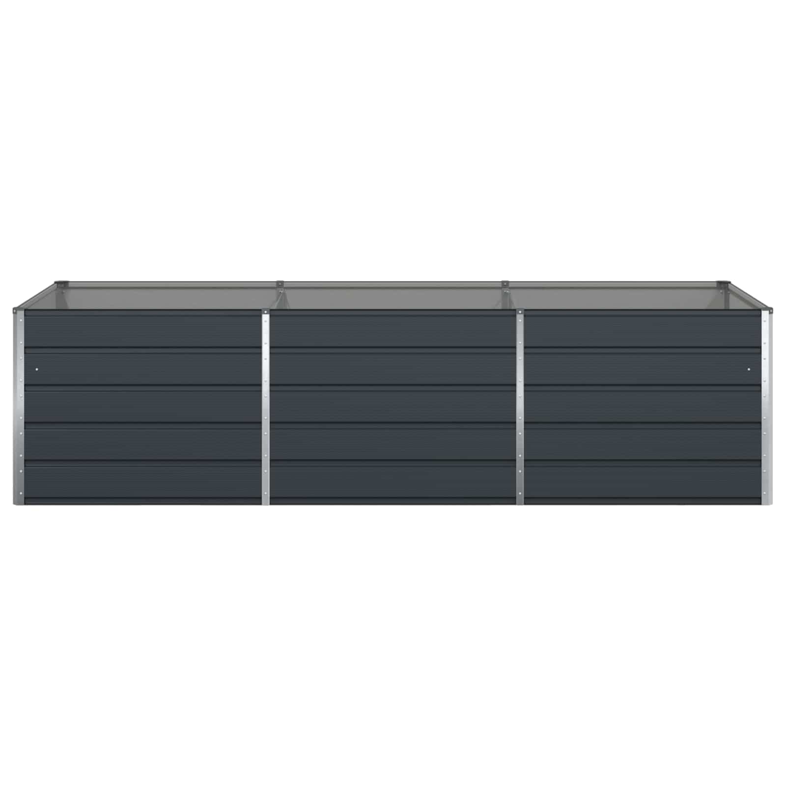 Plantenbak Antraciet 195 x 100 x 45 cm Gegalvaniseerd staal