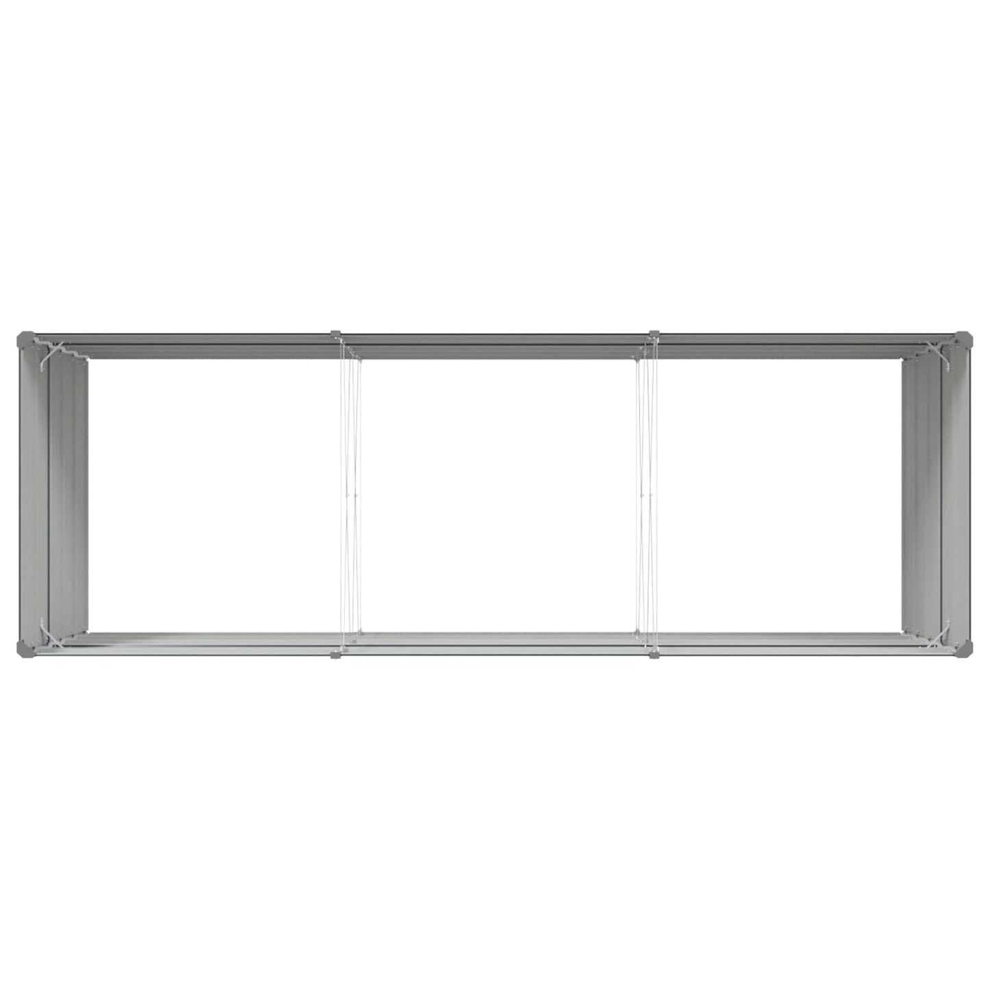 Plantenbak Antraciet 195 x 100 x 45 cm Gegalvaniseerd staal