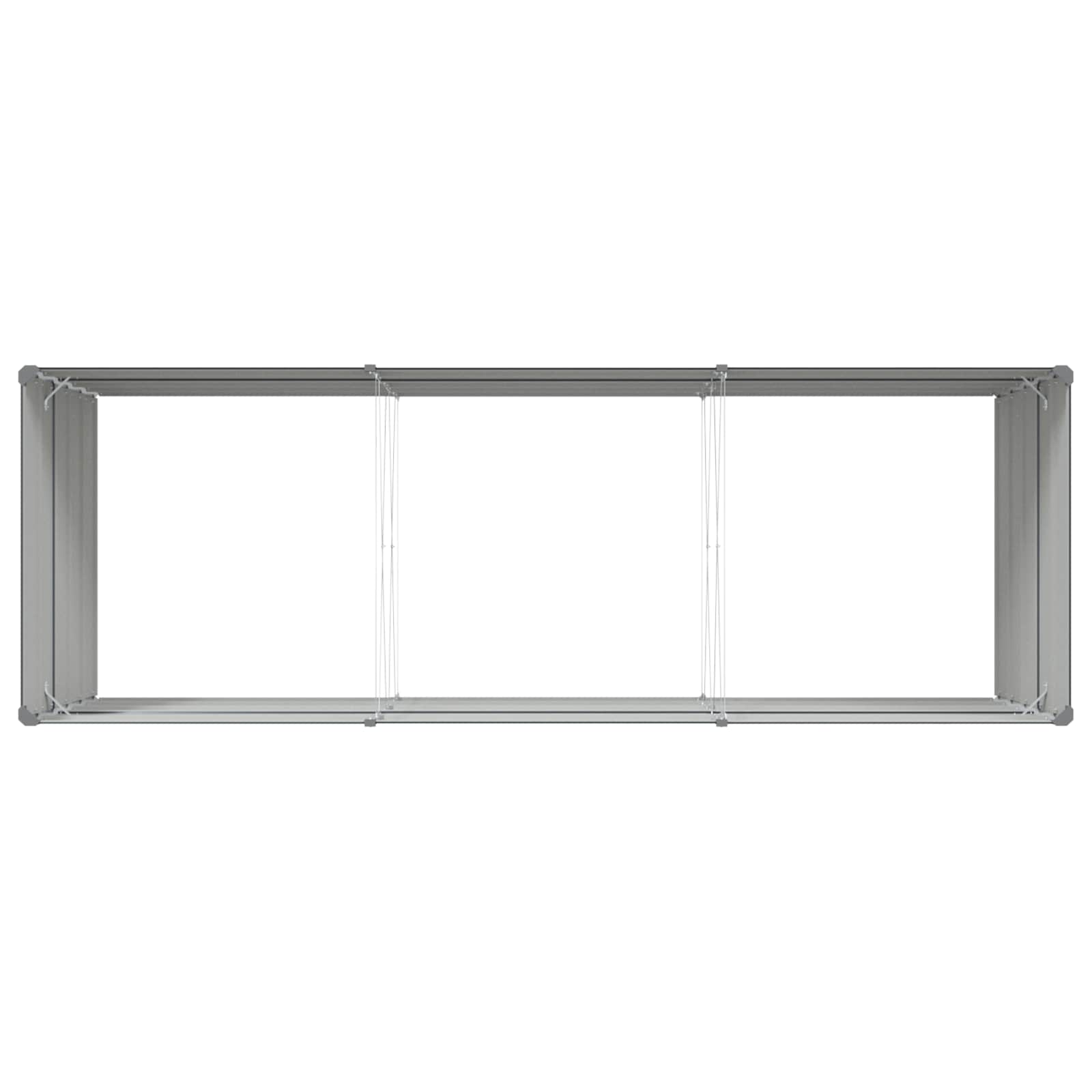 Plantenbak Antraciet 195 x 100 x 45 cm Gegalvaniseerd staal