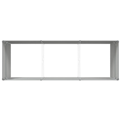 Plantenbak Antraciet 195 x 100 x 45 cm Gegalvaniseerd staal