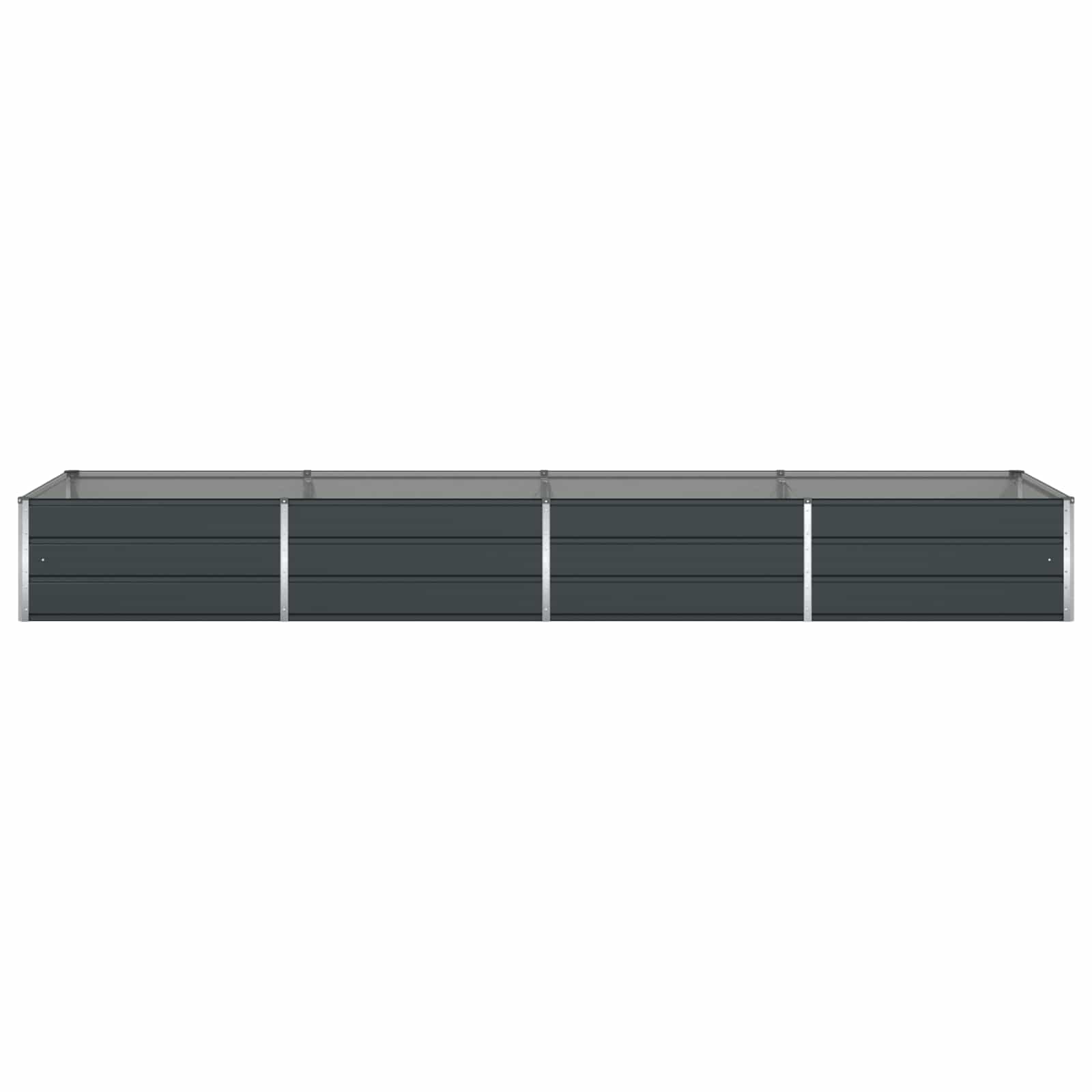 Plantenbak Antraciet 195 x 100 x 45 cm Gegalvaniseerd staal