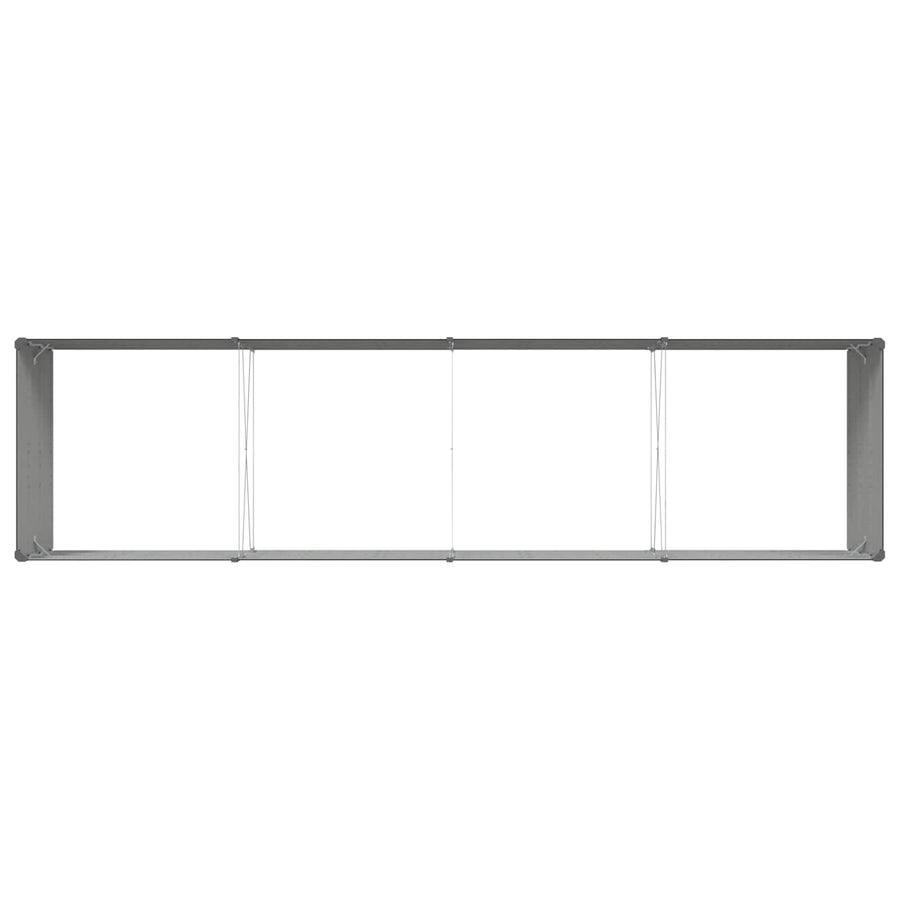 Plantenbak Antraciet 195 x 100 x 45 cm Gegalvaniseerd staal
