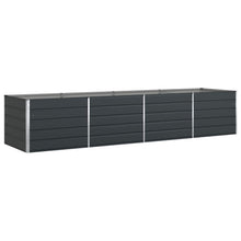 Plantenbak Antraciet 195 x 100 x 45 cm Gegalvaniseerd staal