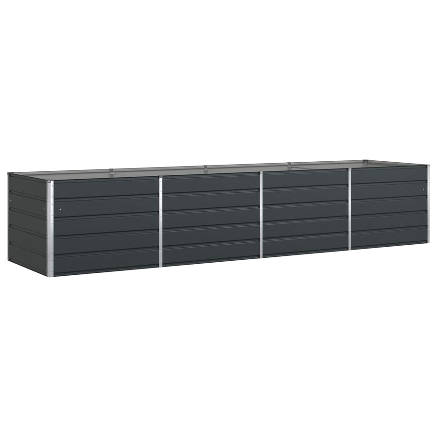 Plantenbak Antraciet 195 x 100 x 45 cm Gegalvaniseerd staal