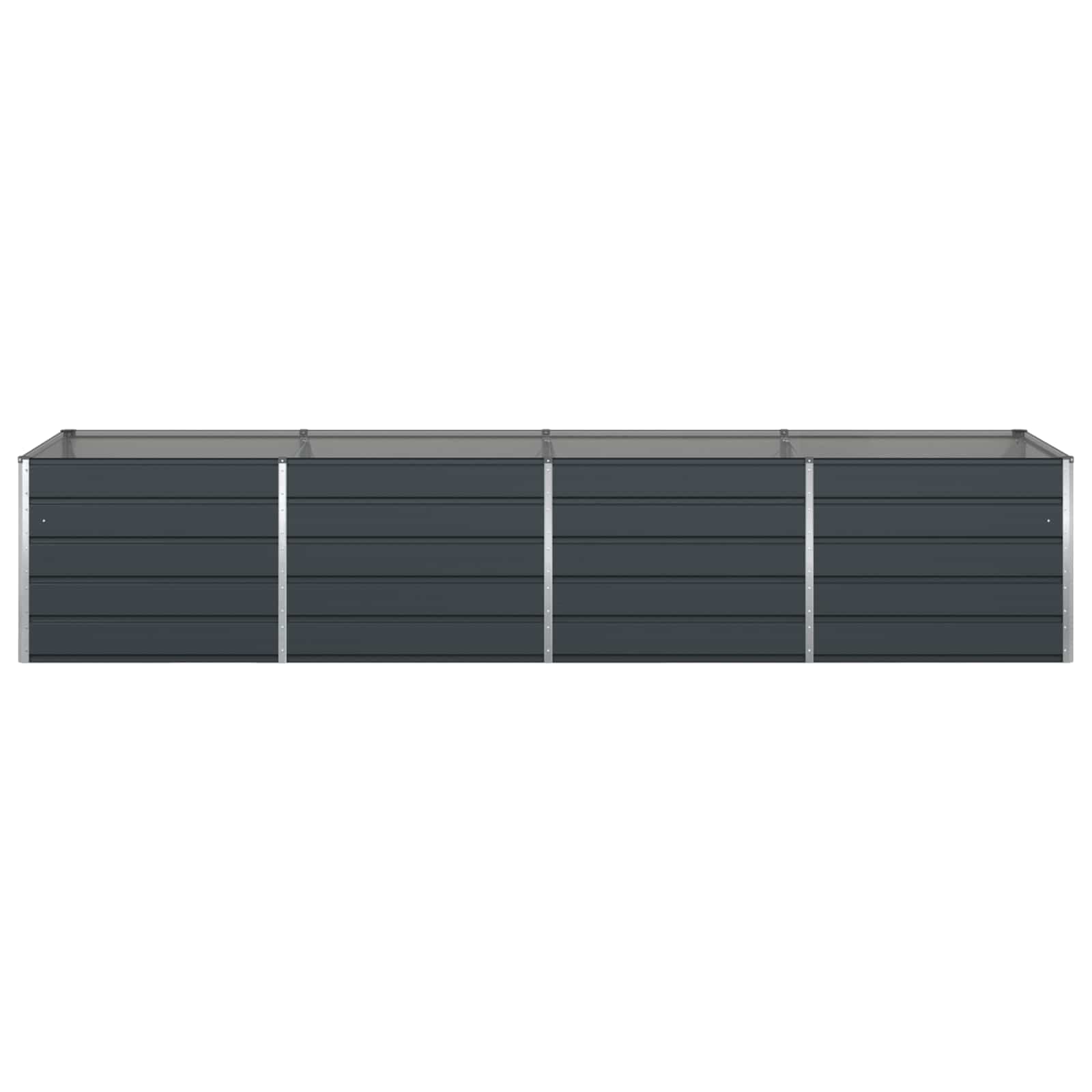 Plantenbak Antraciet 195 x 100 x 45 cm Gegalvaniseerd staal