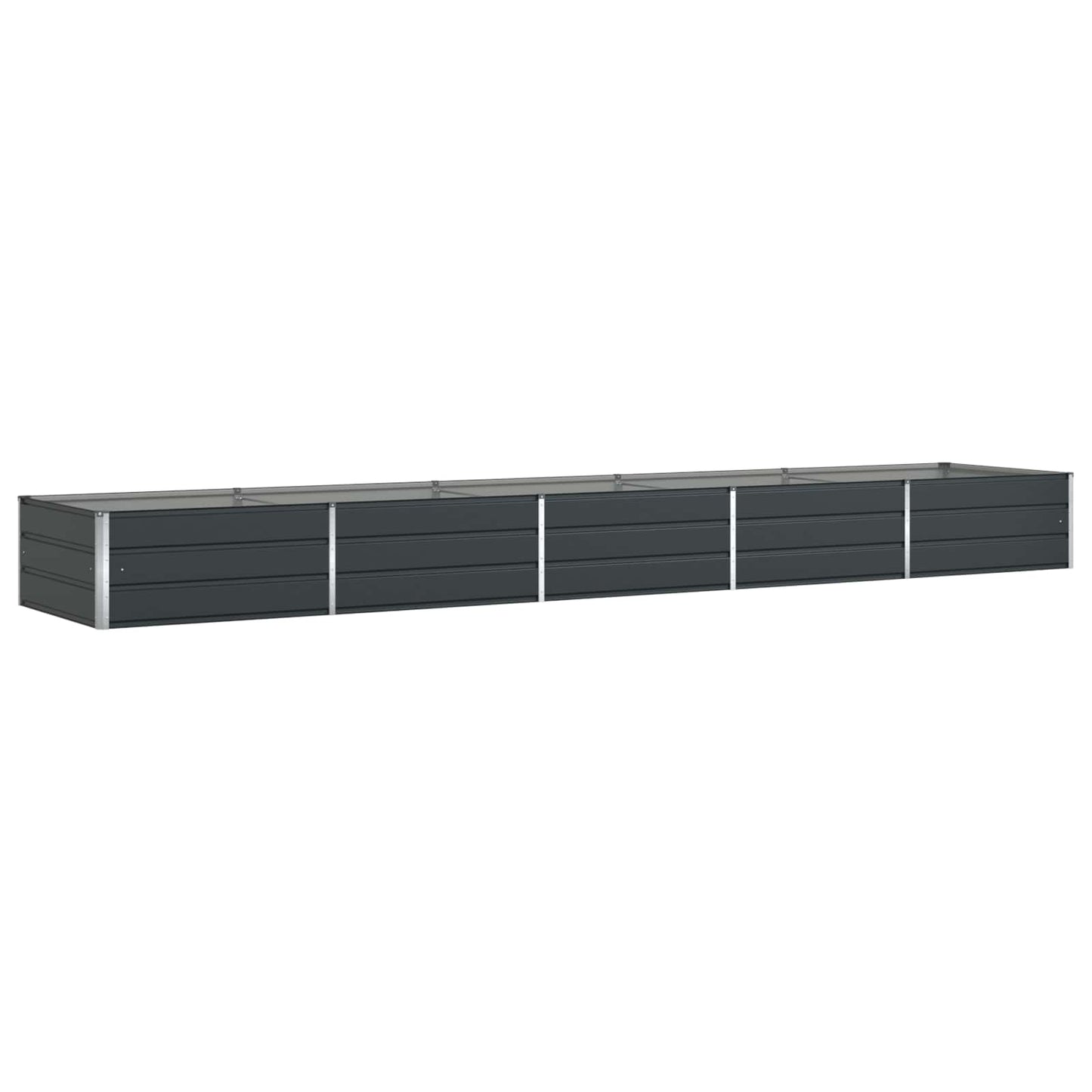 Plantenbak Antraciet 195 x 100 x 45 cm Gegalvaniseerd staal