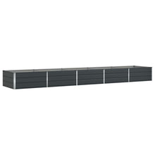 Plantenbak Antraciet 195 x 100 x 45 cm Gegalvaniseerd staal