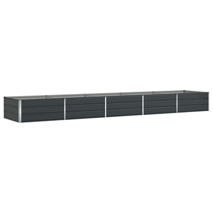 Plantenbak Antraciet 195 x 100 x 45 cm Gegalvaniseerd staal
