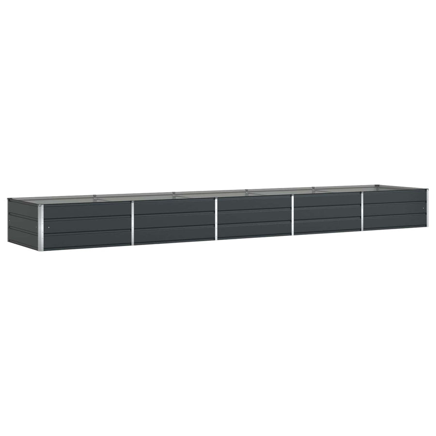 Plantenbak Antraciet 195 x 100 x 45 cm Gegalvaniseerd staal