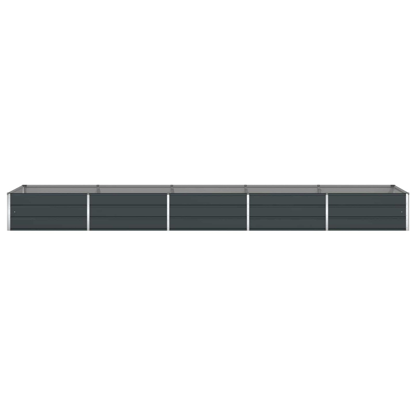 Plantenbak Antraciet 195 x 100 x 45 cm Gegalvaniseerd staal