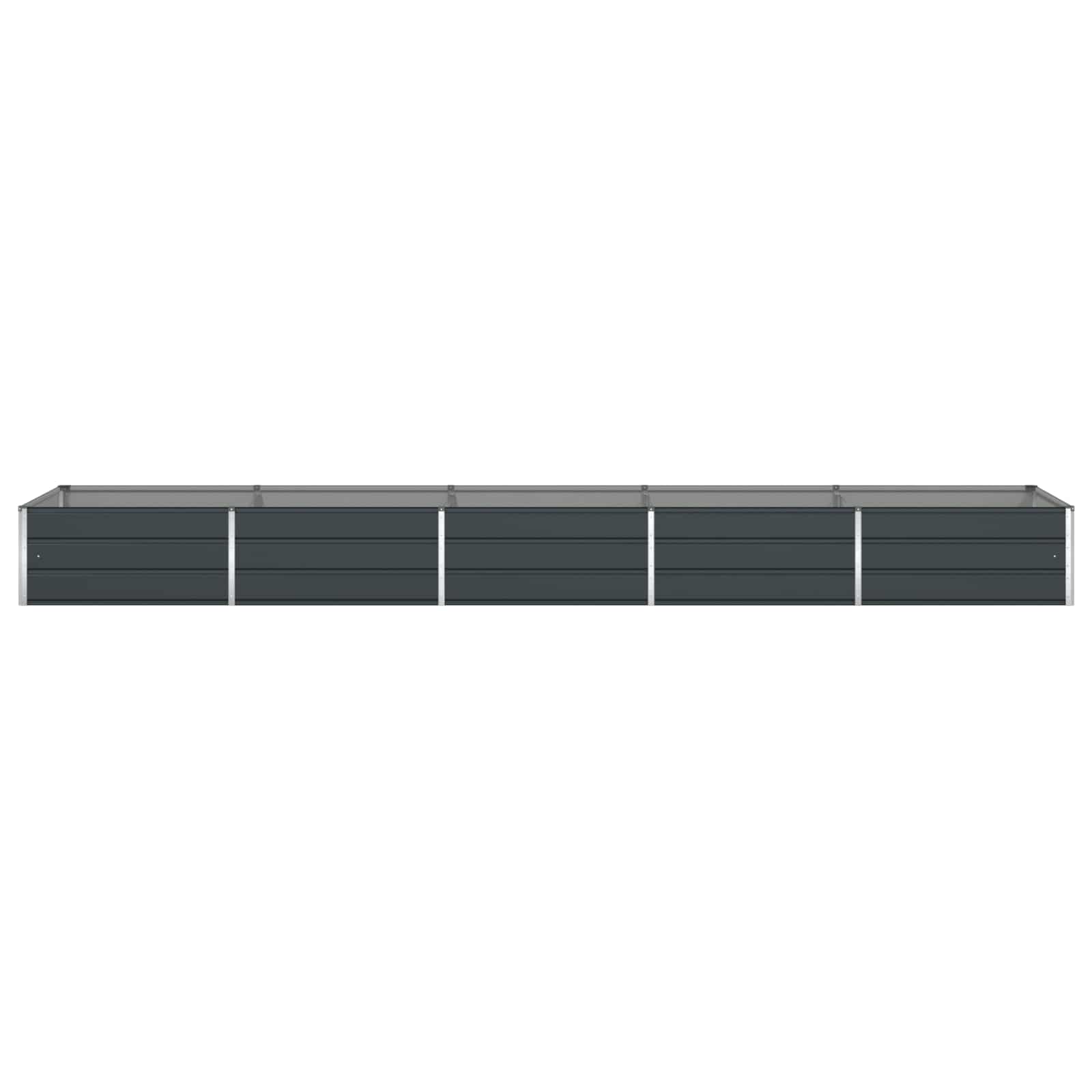 Plantenbak Antraciet 195 x 100 x 45 cm Gegalvaniseerd staal
